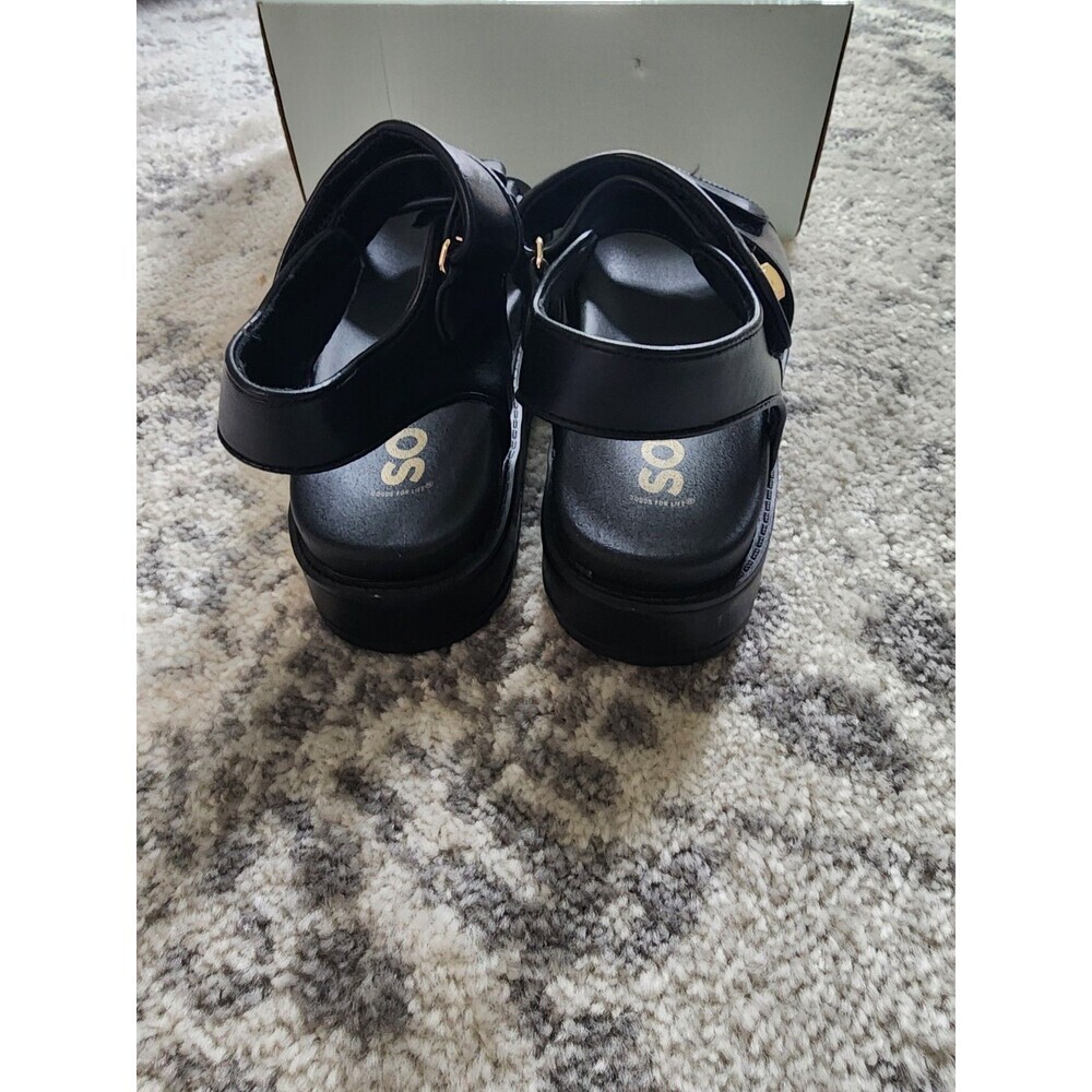 NEW Sonoma Women's LOREEN Comfort Strappy Slingback Sandals Black Size 9 - Picture 5 of 8